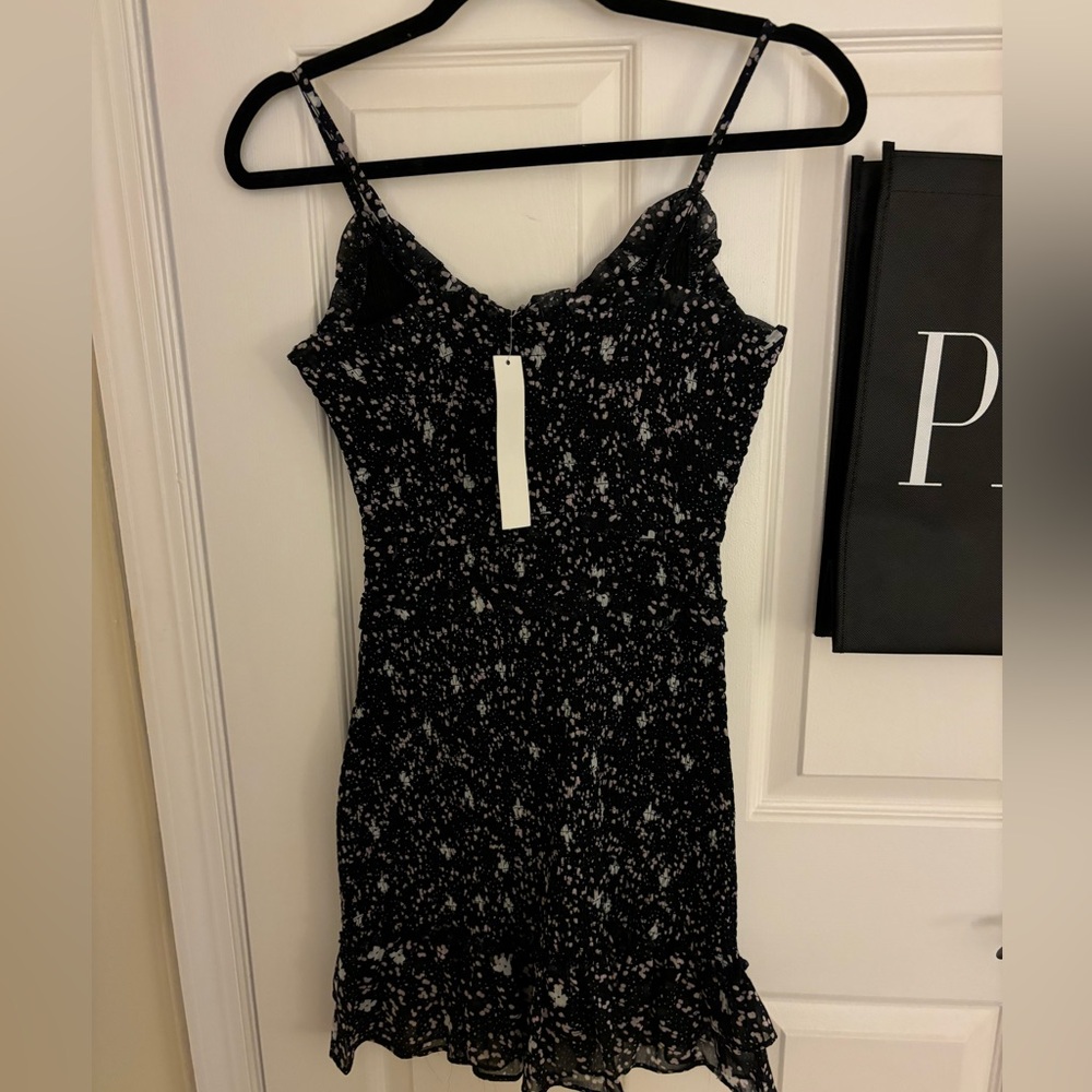 Aqua dress by Bloomingdale’s